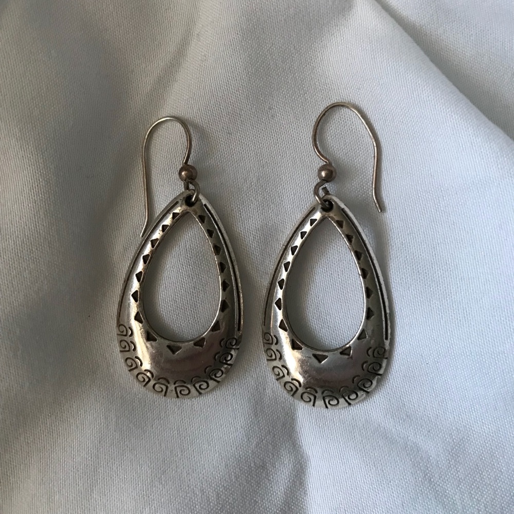 Silver ear rings